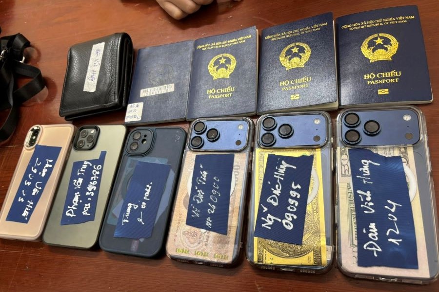 Tang vật thu giữ