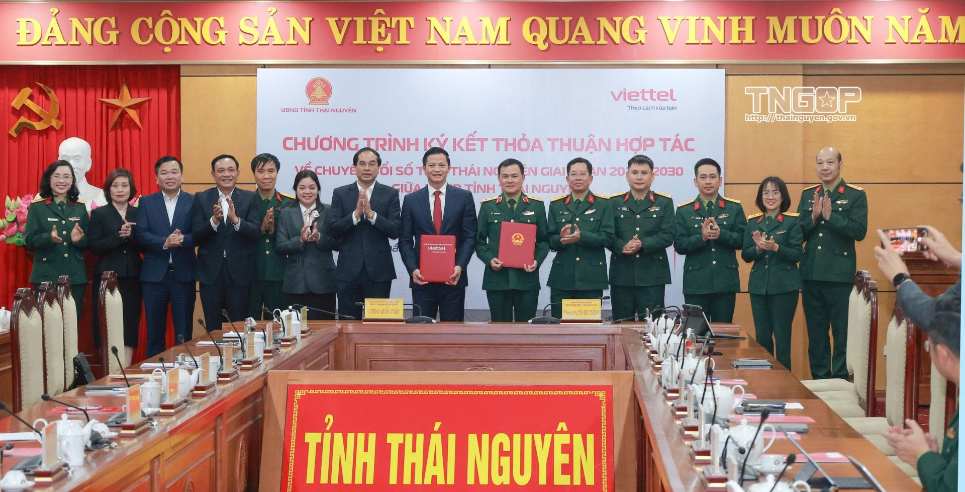 Thái Nguyên và Viettel ký kết thỏa thuận hợp tác về chuyển đổi số giai đoạn 2026 - 2030