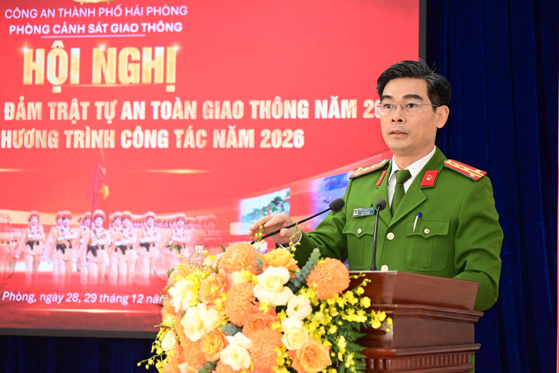 Phòng CSGT - Công an Hải Phòng: Phấn đấu kéo giảm 8% tai nạn giao thông trong năm 2026