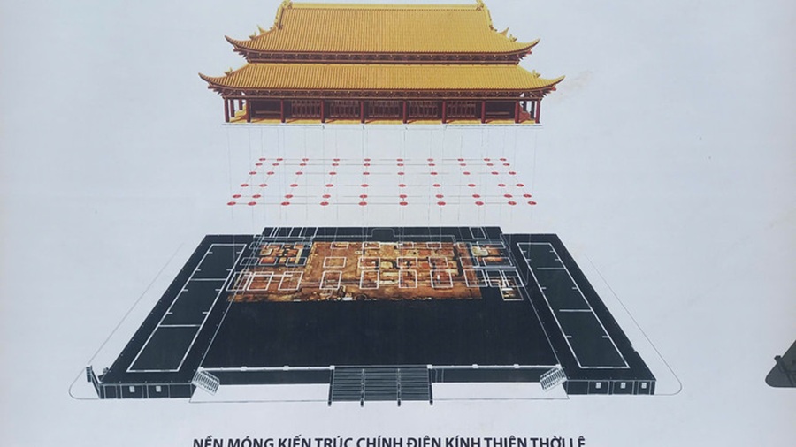 Những phát hiện then chốt mở đường phục dựng Điện Kính Thiên