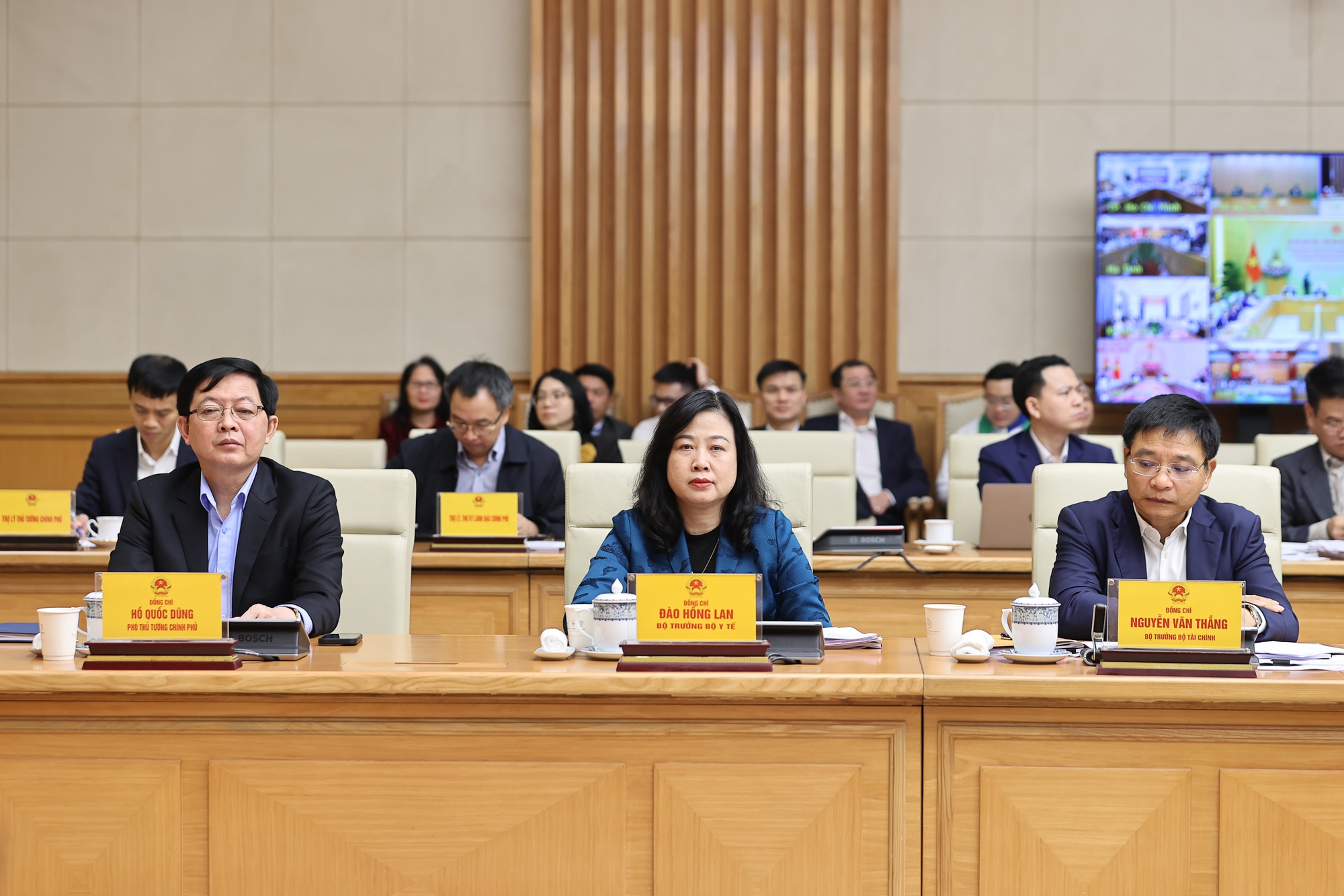 C&aacute;c Ph&oacute; Thủ tướng v&agrave; c&aacute;c đại biểu tham dự Hội nghị