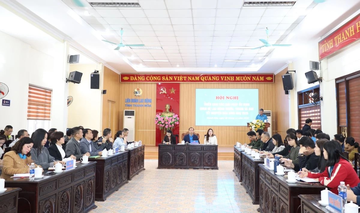 Thanh Hóa: Triển khai các giải pháp ổn định quan hệ lao động trong dịp Tết Bính Ngọ 2026