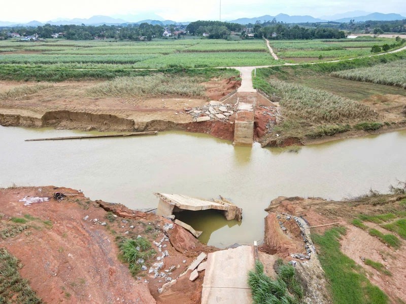 Thanh Hóa phê duyệt dự án khẩn cấp khắc phục hậu quả thiên tai cầu Mọ