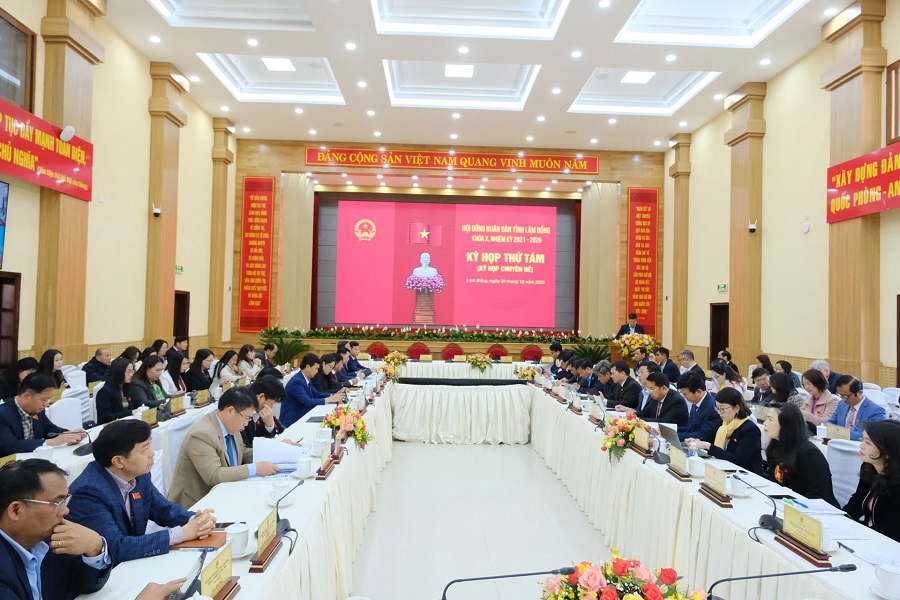 Lâm Đồng: HĐND tỉnh khóa X, nhiệm kỳ 2021 - 2026 tổ chức Kỳ họp thứ 8