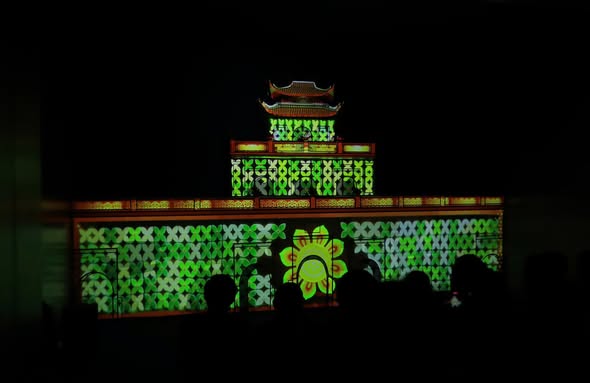 Hoàng thành Thăng Long tái hiện lịch sử bằng trình diễn 3D mapping và không gian số