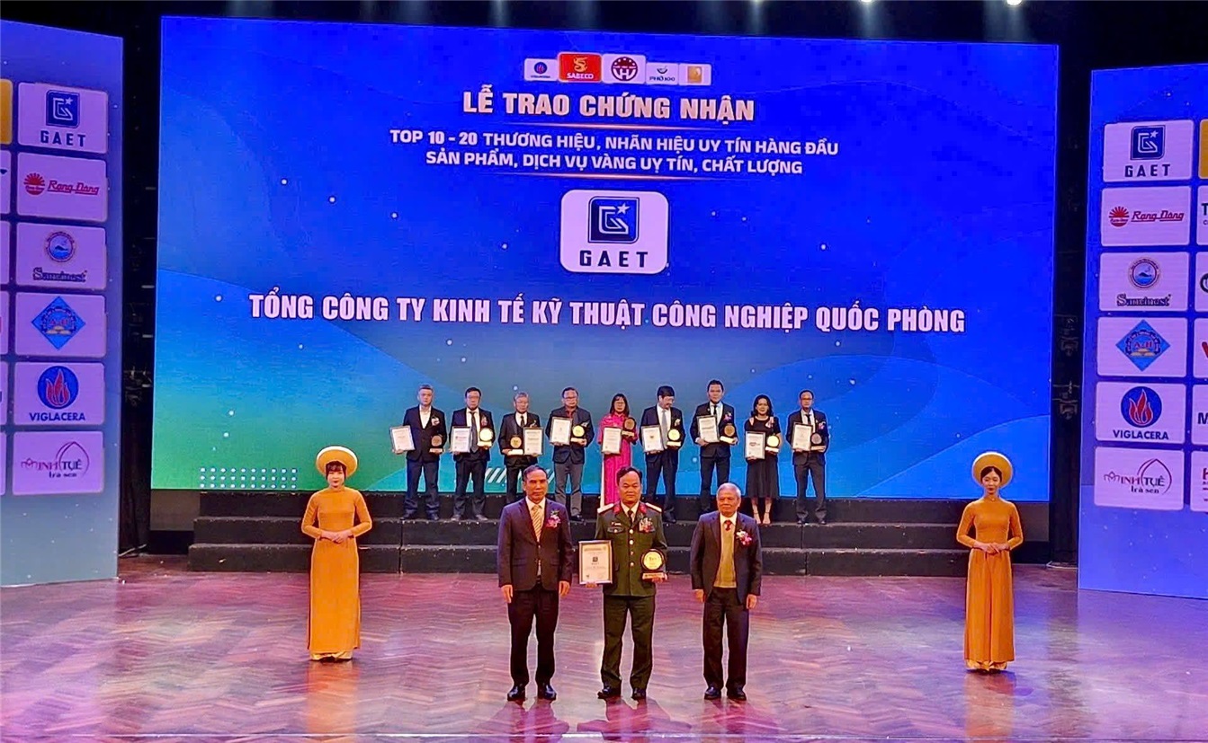 GAET được vinh danh tại các giải thưởng uy tín quốc gia