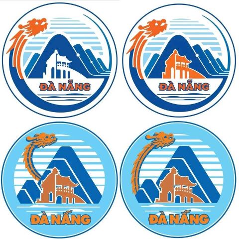 C&aacute;c mẫu logo của TP Đ&agrave; Nẵng mới đ&atilde; được thiết kế v&agrave; đưa ra lấy &yacute; kiến Nh&acirc;n d&acirc;n. Ảnh: Sở Văn h&oacute;a, Thể thao v&agrave; Du lịch TP Đ&agrave; Nẵng
