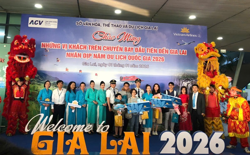 Gia Lai đón du khách "xông đất" đầu năm 2026