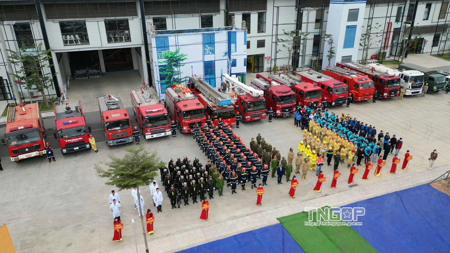 Thái Nguyên chủ động phòng ngừa cháy, nổ tại khu công nghiệp từ những cuộc diễn tập quy mô lớn