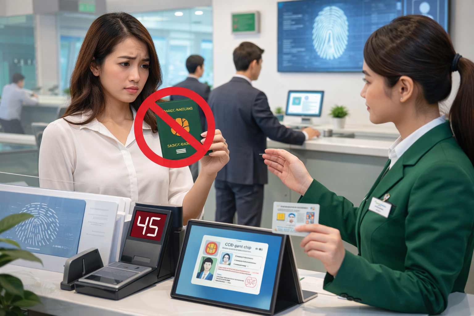 Từ 1/1/2026, nhiều loại giấy tờ tùy thân không còn được dùng khi giao dịch ngân hàng