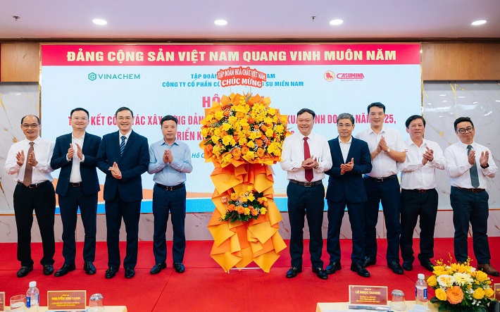 Casumina vào Top 5 đơn vị có doanh thu cao nhất