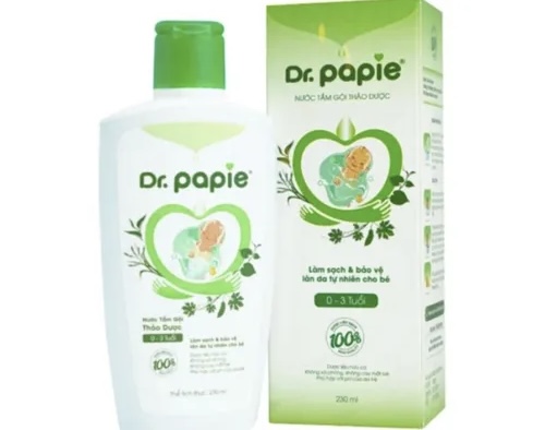 Sản phẩm nước tắm gội thảo dược DR. PAPIE - Hộp 1 lọ 230ml, l&ocirc; 030425 bị thu hồi