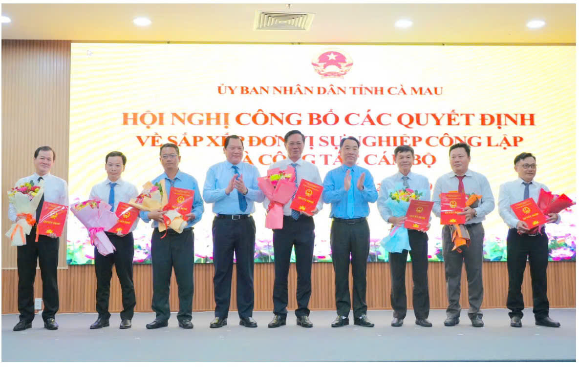 Cà Mau sắp xếp đơn vị sự nghiệp công lập, tinh gọn bộ máy