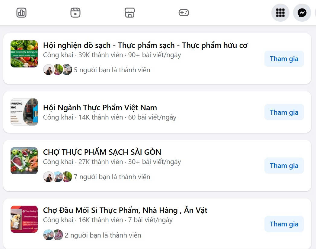 Chỉ cần t&igrave;m kiếm từ kh&oacute;a &ldquo;thực phẩm nh&agrave; l&agrave;m&rdquo; tr&ecirc;n mạng x&atilde; hội, người d&ugrave;ng sẽ thấy xuất hiện h&agrave;ng loạt t&agrave;i khoản rao b&aacute;n đủ loại sản phẩm