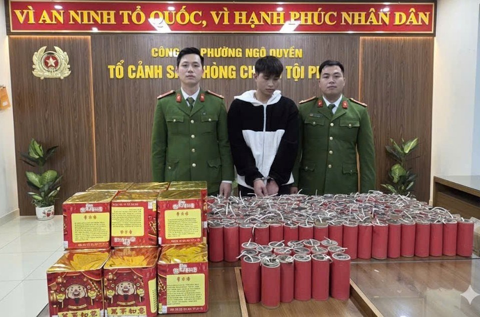 Công an Hải Phòng: Bắt giữ đối tượng tàng trữ trái phép chất ma túy, pháo
