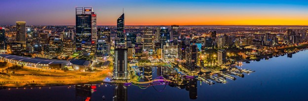 Elizabeth Quay l&agrave; biểu tượng kết nối trung t&acirc;m th&agrave;nh phố với bờ s&ocirc;ng Swan. Nguồn: Shutterstock