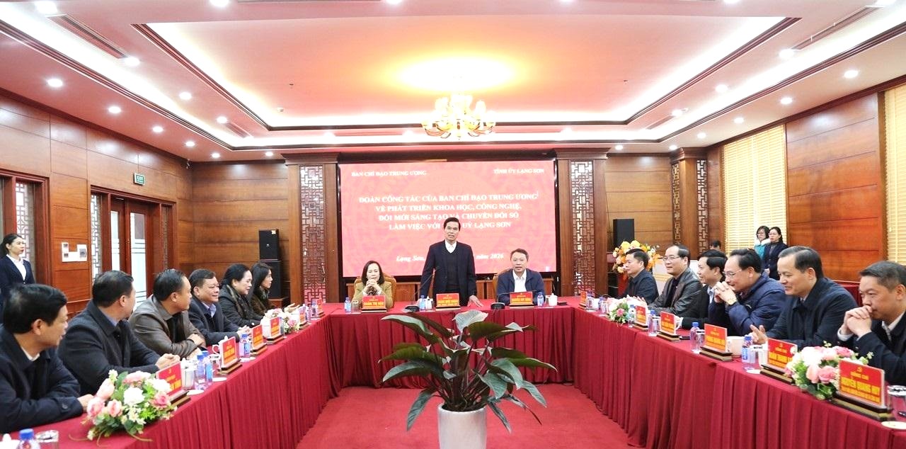 Trung ương hỗ trợ Lạng Sơn tăng cường hạ tầng số, thúc đẩy chuyển đổi số