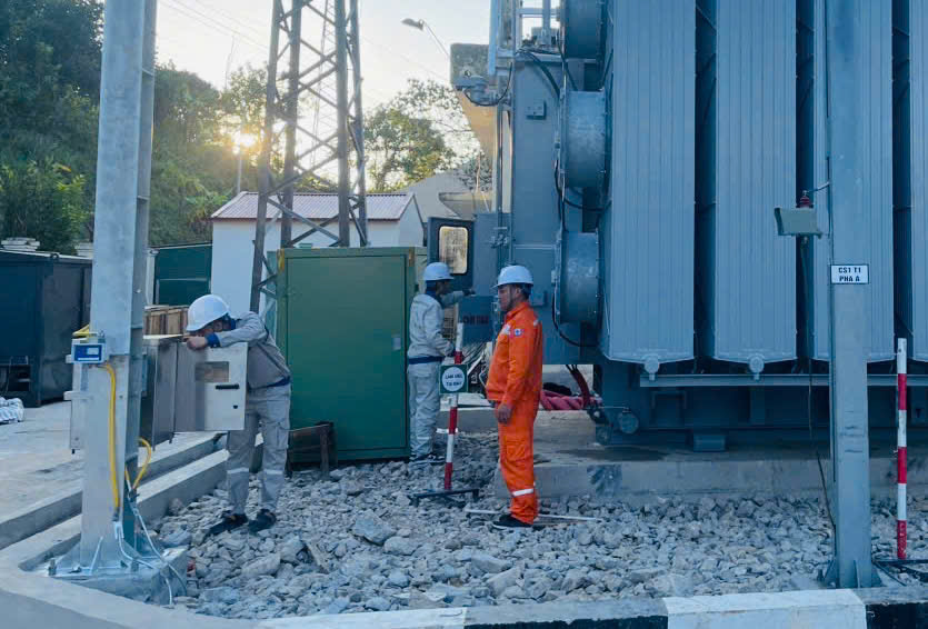 PC Điện Biên nâng công suất Trạm 110kV E21.2, tối ưu hóa khả năng đáp ứng phụ tải