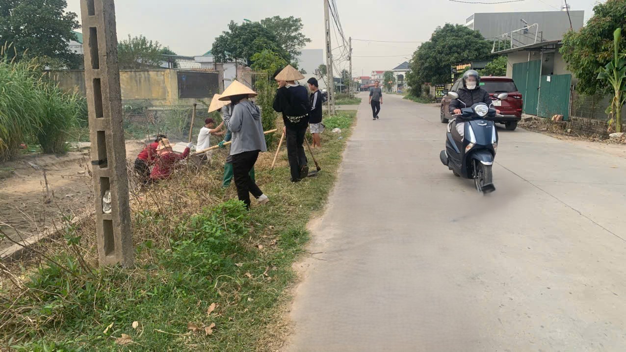 Phụ nữ phường Trần Nhân Tông tích cực tham gia bảo vệ môi trường xanh