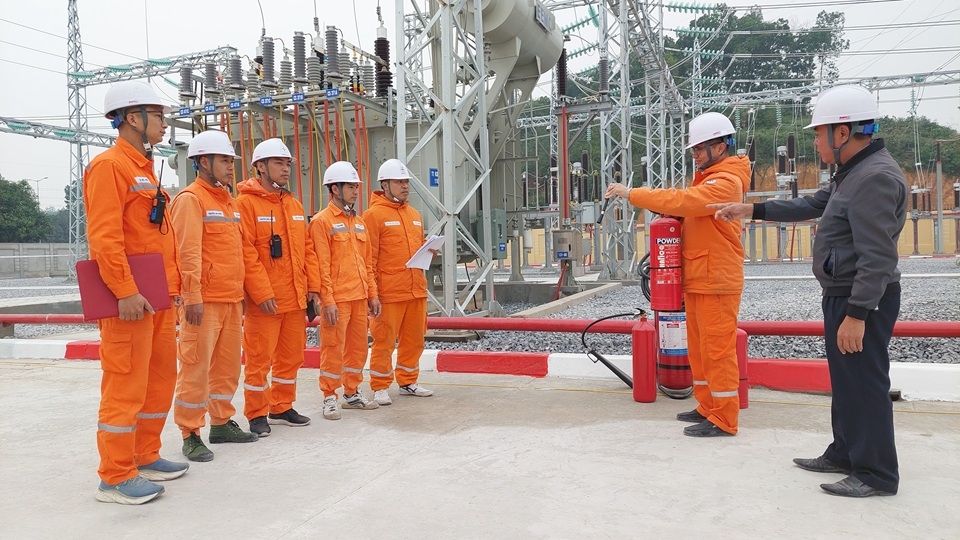 Nghiệm thu, đóng điện Trạm biến áp 110 kV Bảo Hưng - tỉnh Lào Cai