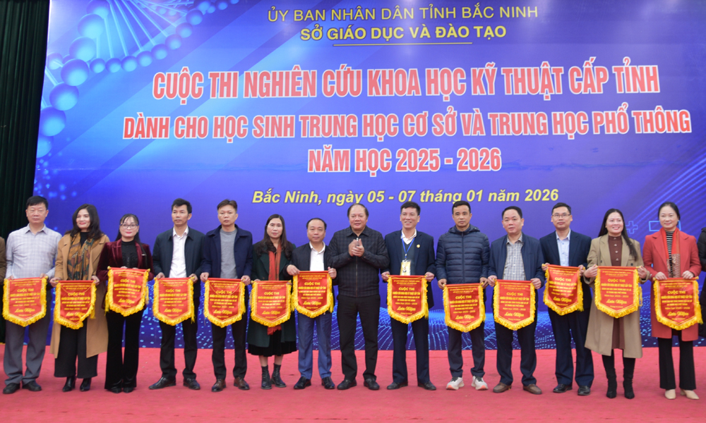 Bắc Ninh: Chung khảo cuộc thi nghiên cứu khoa học, kỹ thuật cấp tỉnh năm học 2025 - 2026
