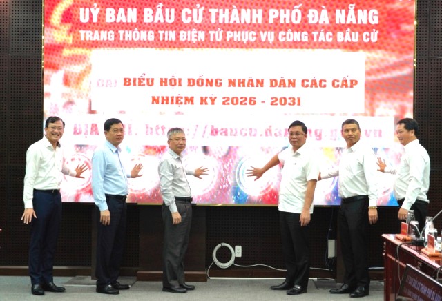 Ủy ban bầu cử TP. Đà Nẵng ra mắt Trang thông tin điện tử phục vụ công tác bầu cử. Ủy ban bầu cử TP. Đà Nẵng ra mắt Trang thông tin điện tử phục vụ công tác bầu cử.