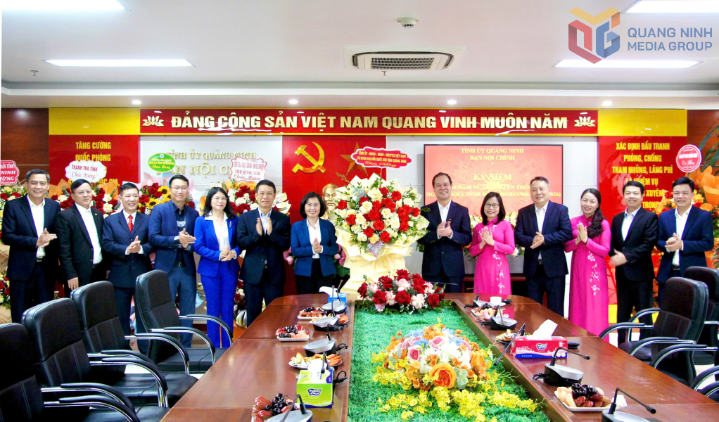 Thường trực Tỉnh ủy Quảng Ninh chúc mừng 60 năm Ngày truyền thống ngành Nội chính Đảng
