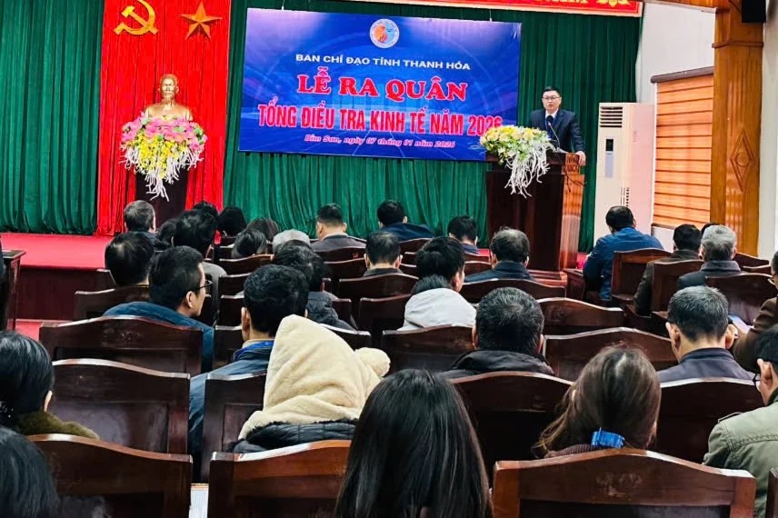 Thanh Hóa ra quân tổng điều tra kinh tế năm 2026