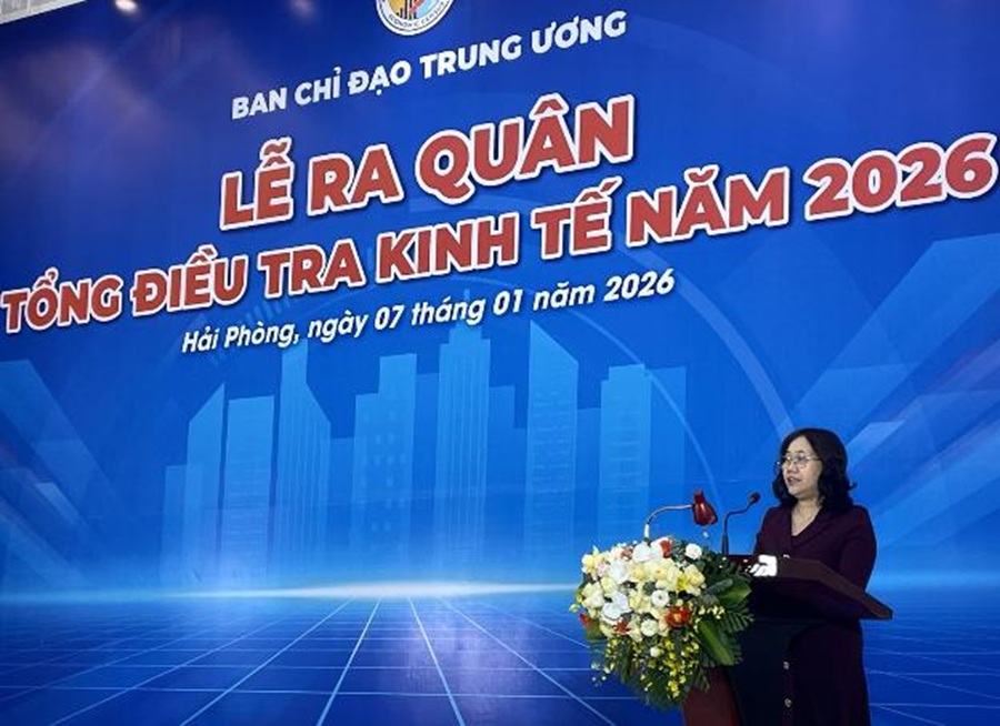 Ra quân Tổng điều tra kinh tế năm 2026: Nền tảng dữ liệu cho đổi mới mô hình tăng trưởng