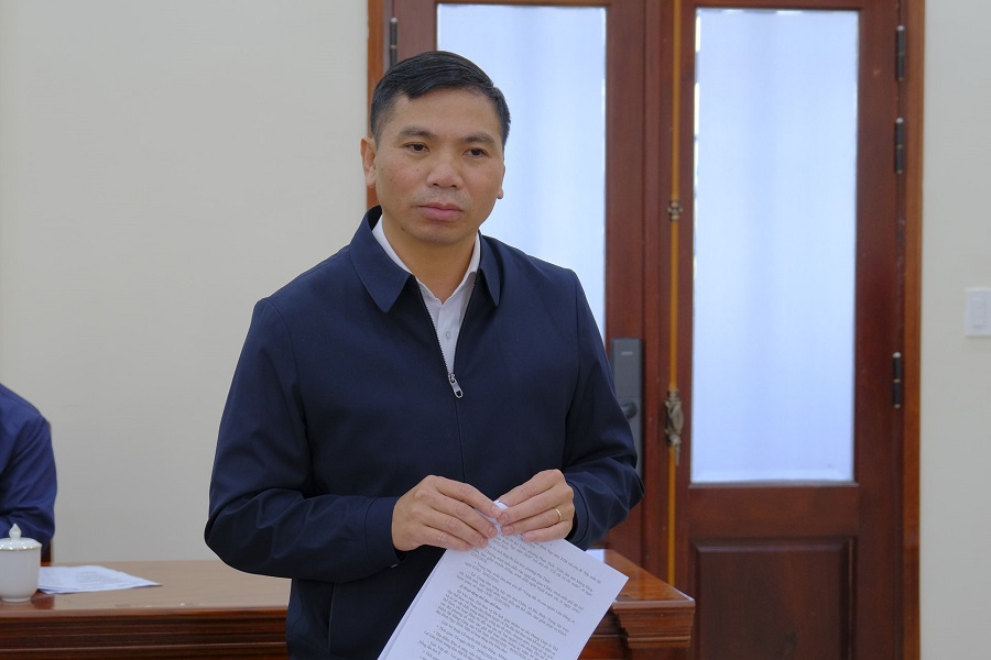 Đại diện Văn ph&ograve;ng UBND tỉnh tham gia g&oacute;p &yacute; li&ecirc;n quan c&ocirc;ng t&aacute;c tổ chức c&aacute;c hoạt động Tết tại c&aacute;c địa phương