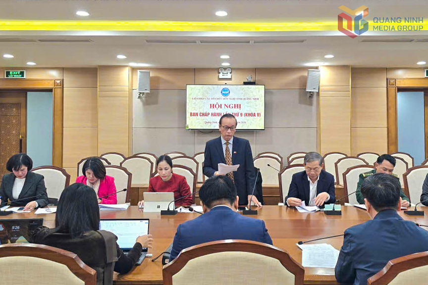 Đại biểu thảo luận phương hướng, nhiệm vụ năm 2026 của Li&ecirc;n hiệp c&aacute;c tổ chức hữu nghị tỉnh Quảng Ninh