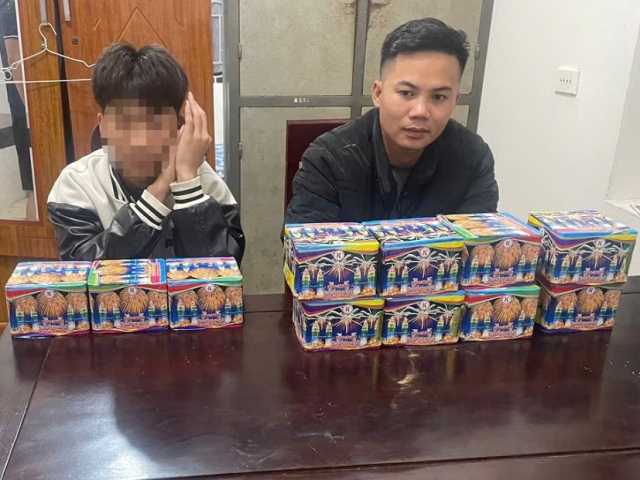 Phát hiện, thu giữ gần 32 kg pháo nổ trong cao điểm trước Tết Nguyên đán