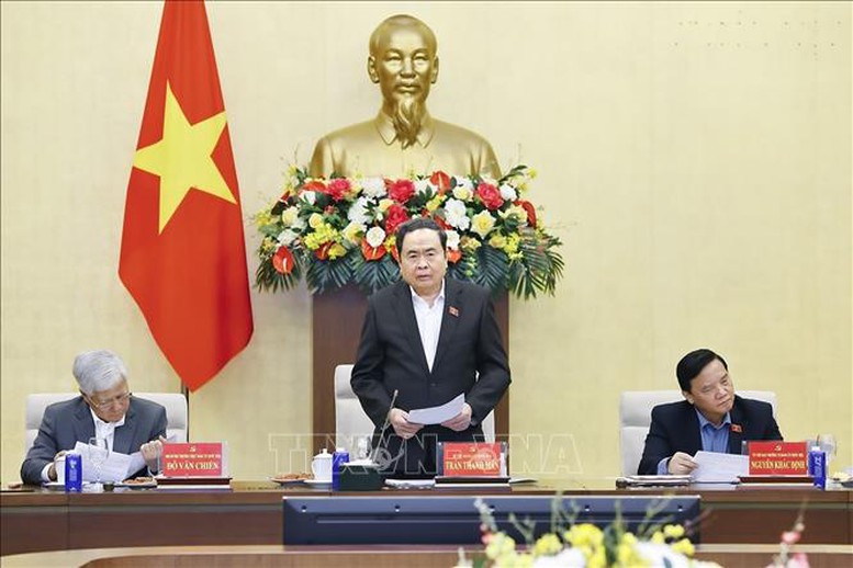 Chủ tịch Quốc hội Trần Thanh Mẫn phát biểu - Ảnh: Doãn Tấn/TTXVN Chủ tịch Quốc hội Trần Thanh Mẫn phát biểu - Ảnh: Doãn Tấn/TTXVN