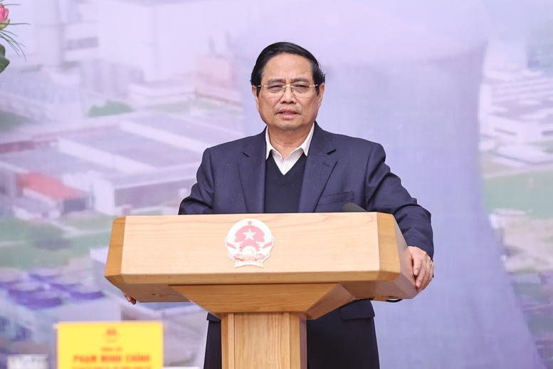 Thủ tướng Phạm Minh Ch&iacute;nh, Trưởng Ban Chỉ đạo đ&aacute;nh gi&aacute; cao v&agrave; biểu dương c&aacute;c bộ, cơ quan, nhất l&agrave; Bộ C&ocirc;ng Thương đ&atilde; t&iacute;ch cực triển khai c&ocirc;ng việc được giao - Ảnh: VGP/Nhật Bắc