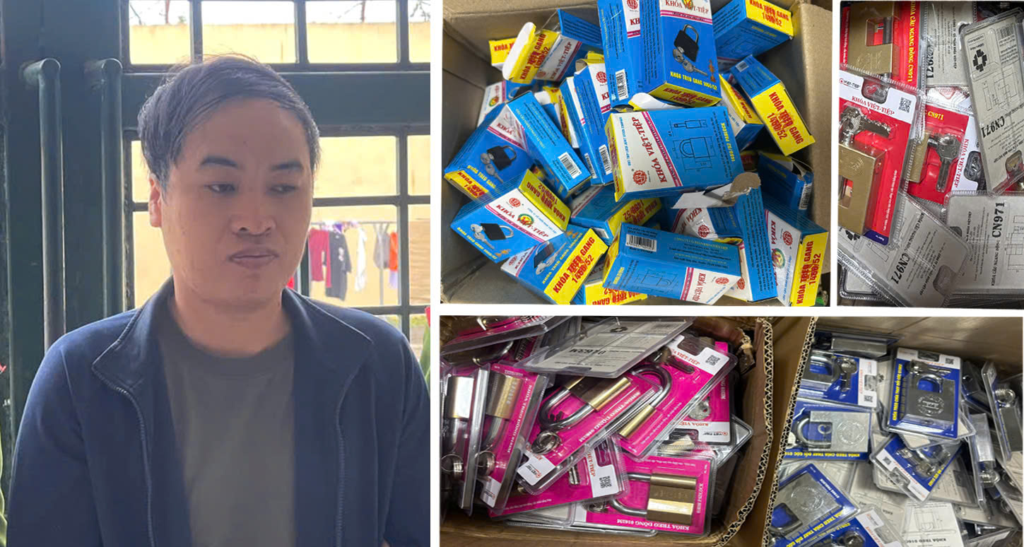 Thanh Hóa: Khởi tố đối tượng vận chuyển hơn 400 bộ khóa giả mạo nhãn hiệu Việt - Tiệp