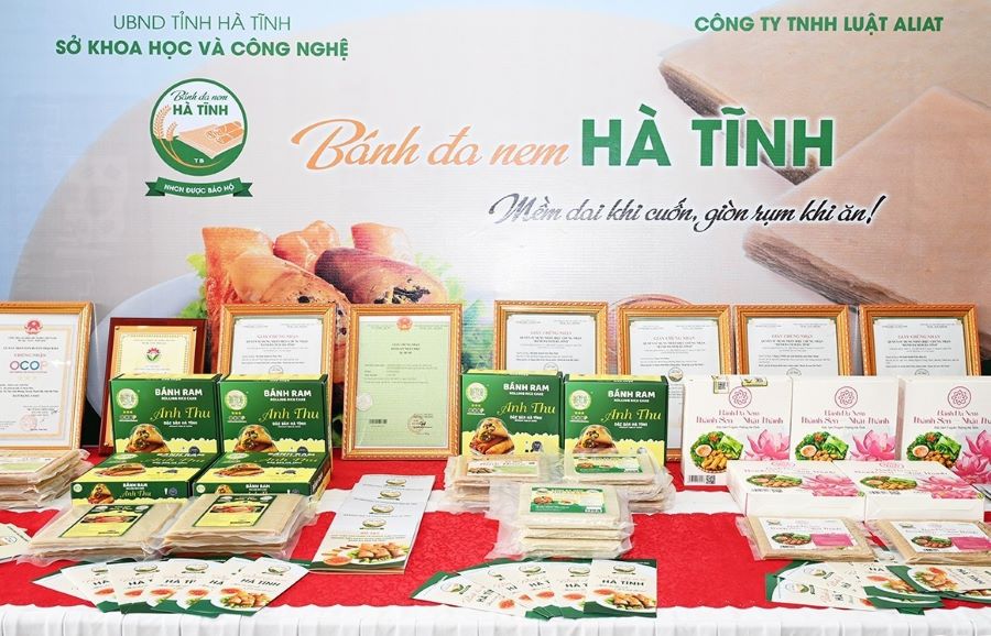 B&aacute;nh đa nem H&agrave; Tĩnh được Cục Sở hữu tr&iacute; tuệ cấp Giấy chứng nhận đăng k&yacute; Nh&atilde;n hiệu chứng nhận