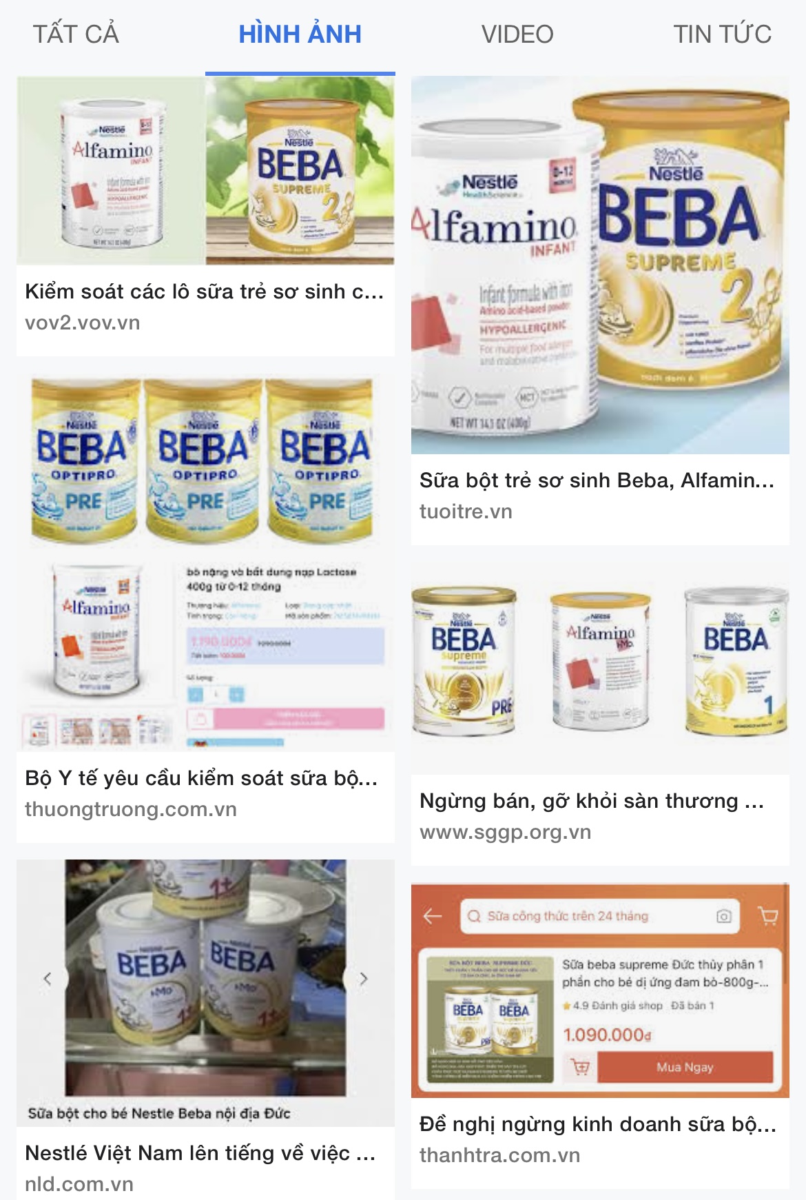 Nestlé Việt Nam thu hồi 17 lô sữa công thức dành cho trẻ nhỏ mang thương hiệu NAN