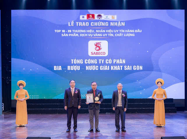 Bia Saigon Special được vinh danh “Top 10 Sản phẩm vàng uy tín, chất lượng Việt Nam 2025 Bia Saigon Special được vinh danh “Top 10 Sản phẩm vàng uy tín, chất lượng Việt Nam 2025