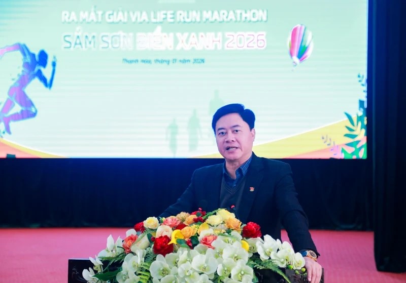 Thanh Hóa: Họp báo công bố sự kiện giải Via Life Run Marathon - Sầm Sơn Biển xanh 2026