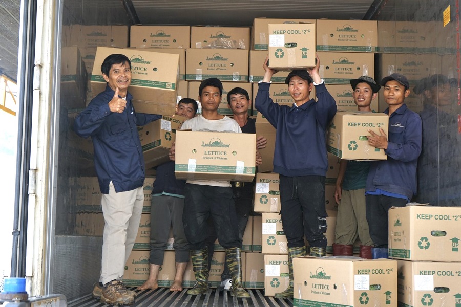 Langbiang Farm từng bước khẳng định vị thế n&ocirc;ng sản Việt Nam tr&ecirc;n thị trường quốc tế. Ảnh: Langbiang Farm