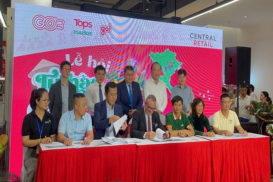 Langbiang Farm tại sự kiện của GO! Thăng Long. Ảnh: Langbiang Farm