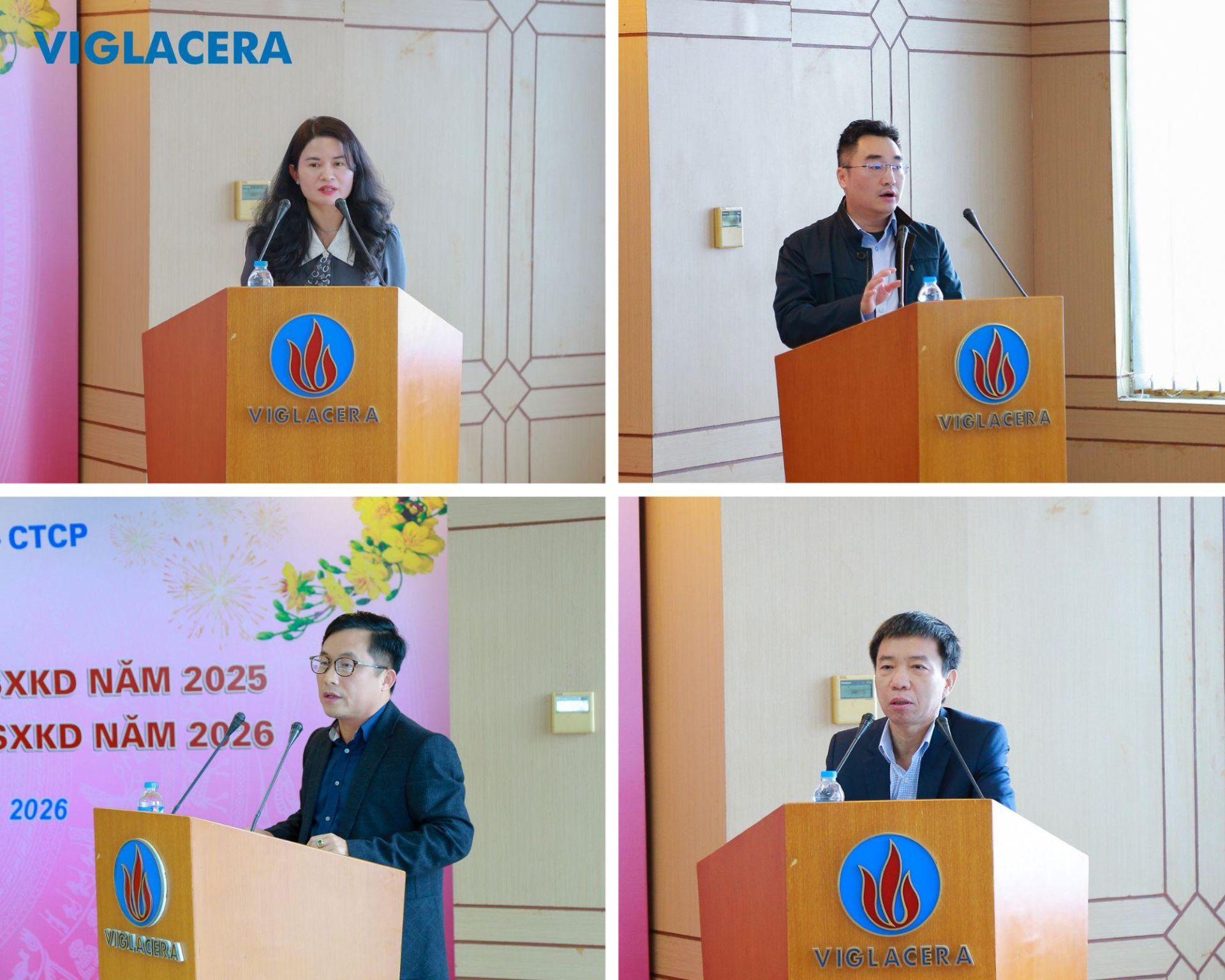 Đại diện c&aacute;c đơn vị trong Tổng C&ocirc;ng ty Viglacera ph&aacute;t biểu tham luận tại Hội nghị