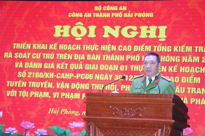Hải Phòng: Triển khai cao điểm tổng kiểm tra, rà soát cư trú trên địa bàn thành phố năm 2026