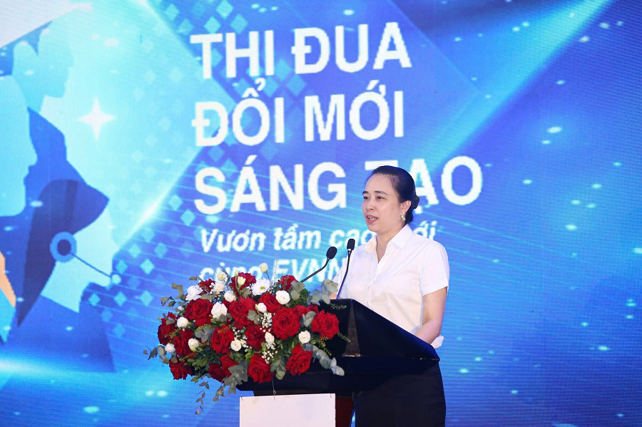 Bà Đỗ Nguyệt Ánh – Bí thư Đảng ủy, Chủ tịch HĐTV EVNNPC phát biểu tại Hội nghị điển hình tiên tiến EVNNPC giai đoạn 2020 – 2025 Bà Đỗ Nguyệt Ánh – Bí thư Đảng ủy, Chủ tịch HĐTV EVNNPC phát biểu tại Hội nghị điển hình tiên tiến EVNNPC giai đoạn 2020 – 2025