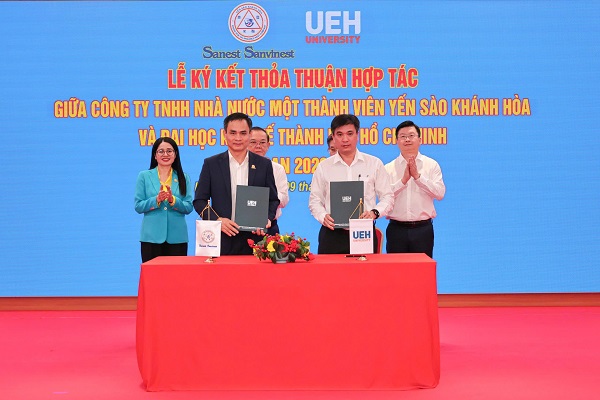 Yến sào Khánh Hòa ký kết hợp tác chiến lược với Đại học kinh tế TP. Hồ Chí Minh