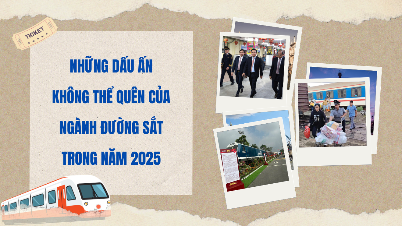 Những dấu ấn không thể quên của ngành Đường sắt trong năm 2025