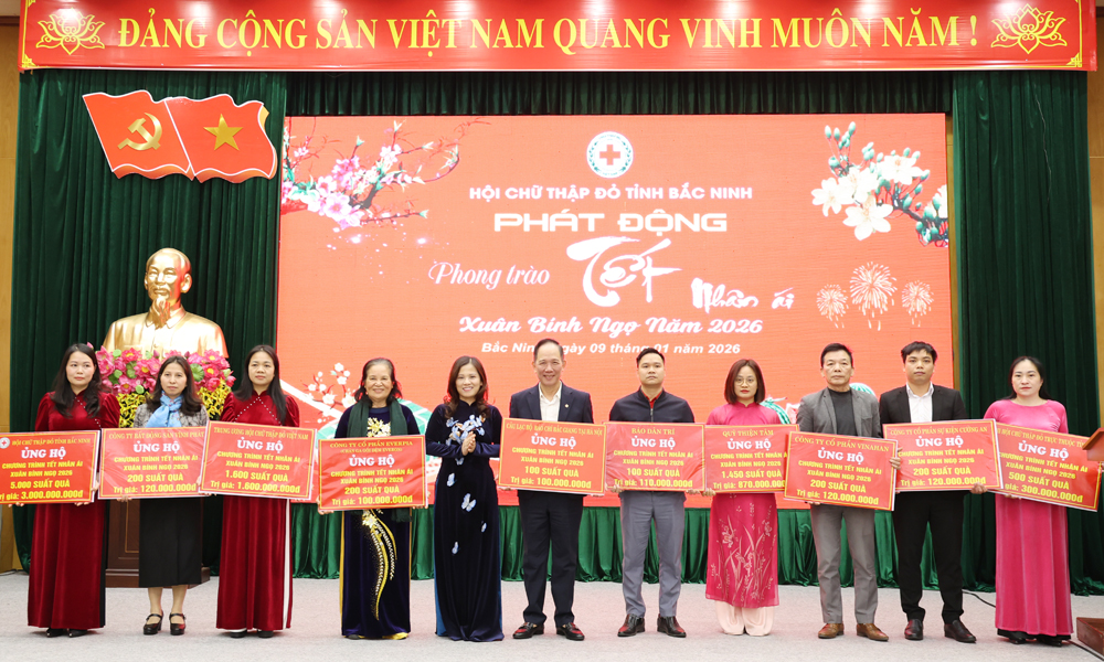 Bắc Ninh: Phát động phong trào "Tết Nhân ái" năm 2026