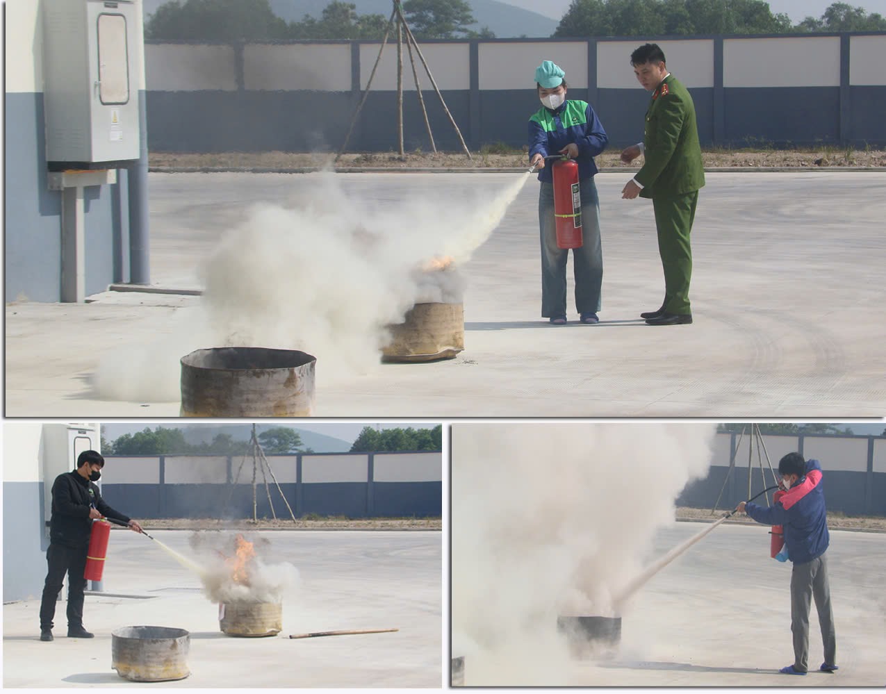 c&aacute;c học vi&ecirc;n c&ograve;n được trực tiếp thao t&aacute;c, sử dụng c&aacute;c hệ thống, phương tiện PCCC v&agrave; CNCH được trang bị tại cơ sở