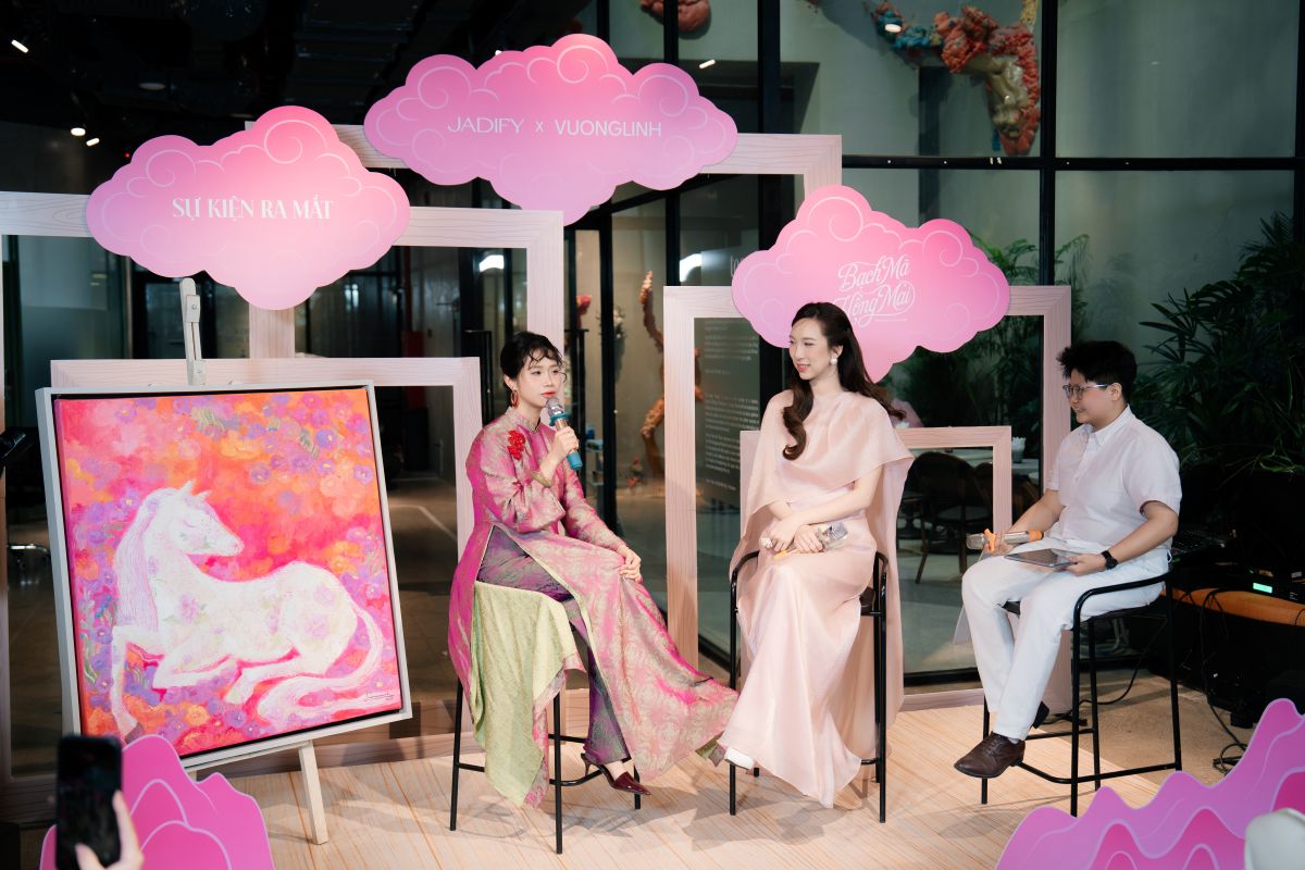 Ceo Hải Ngọc, Hoạ sỹ Vương Linh v&agrave; sự kết hợp trong dự &aacute;n &ldquo;Bạch M&atilde; Hồng Mai&rdquo;