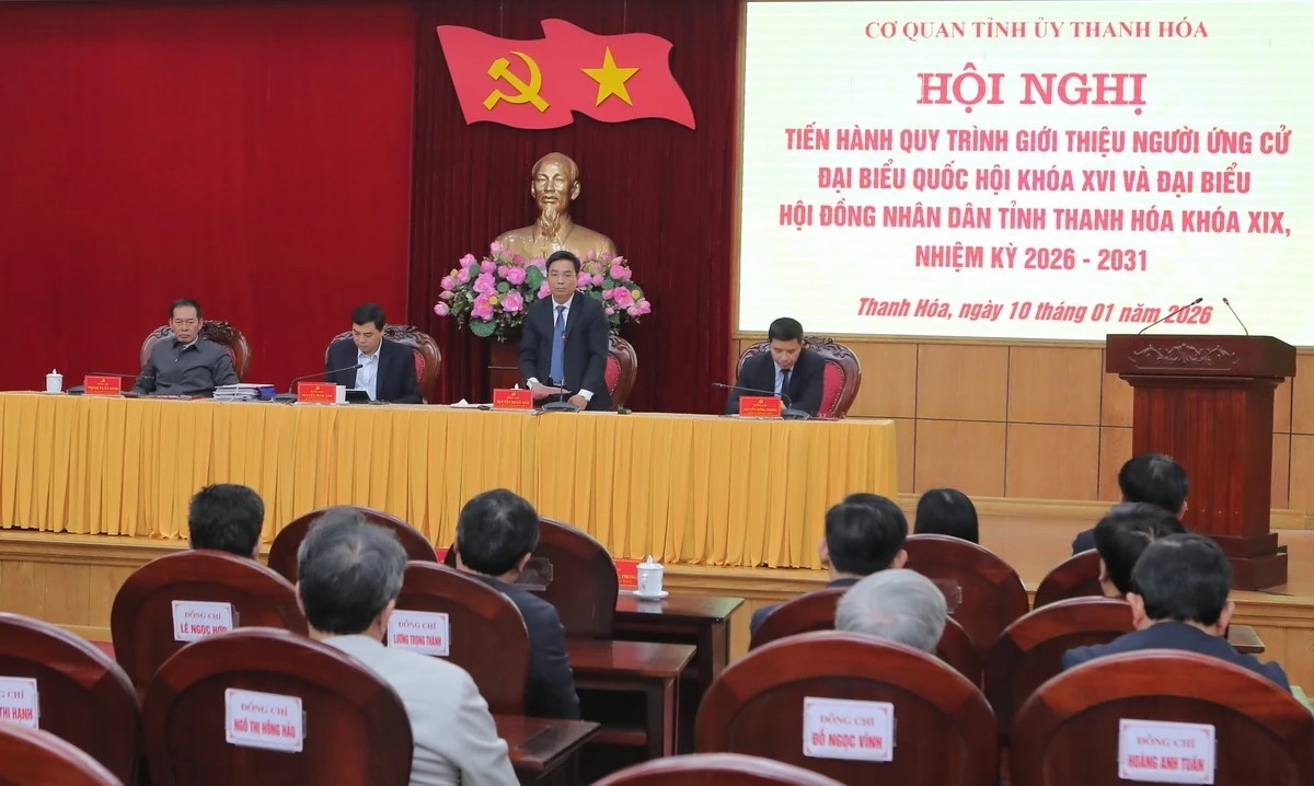 Giới thiệu đồng chí Nguyễn Doãn Anh, Bí thư Tỉnh ủy Thanh Hóa ứng cử đại biểu Quốc hội khóa XVI